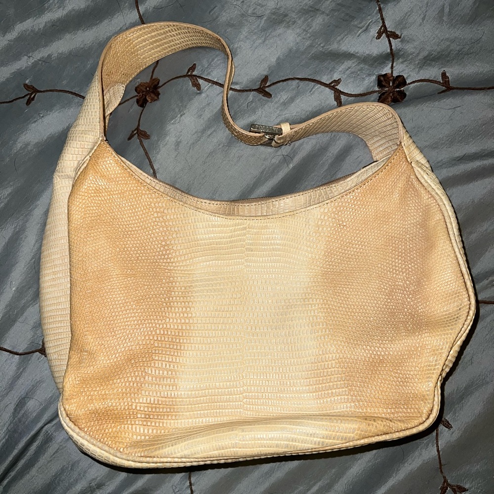 Vintage Snakeskin Pollini Italy purse shoulder bag